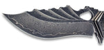Serpent Damascus Steel Folding Knife